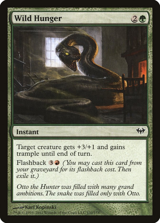 Wild Hunger 132/158 (Dark Ascension)  - Foil | Good Games Modbury