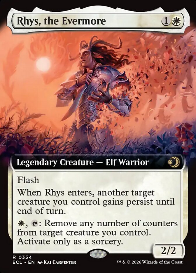 Rhys, the Evermore 354 (Lorwyn Eclipsed)  - Extended Art | Good Games Modbury