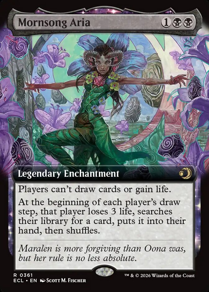 Mornsong Aria 361 (Lorwyn Eclipsed)  - Extended Art | Good Games Modbury