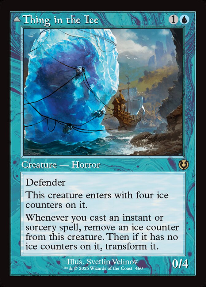 Thing in the Ice Retro Frame (Dupe) 460 (Innistrad Remastered)  - Retro | Good Games Modbury