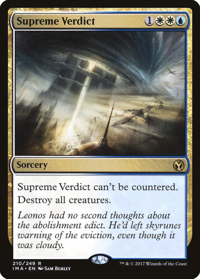 Supreme Verdict 210/249 (Iconic Masters)  | Good Games Modbury
