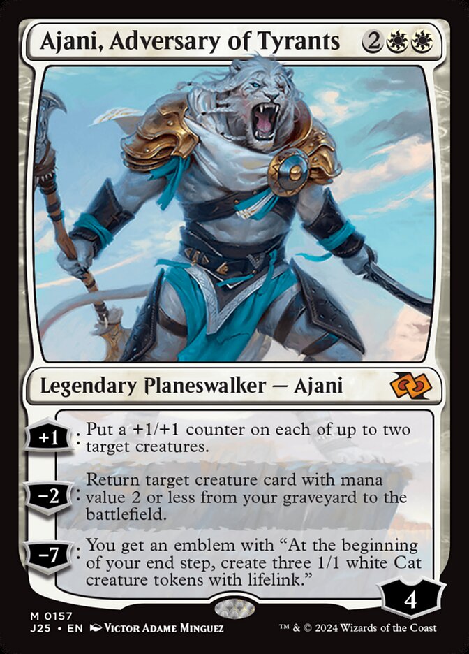 Ajani, Adversary of Tyrants 157/779 (Foundations Jumpstart)  | Good Games Modbury