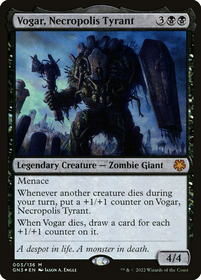 Vogar, Necropolis Tyrant 3 (Magic Game Night: Free-For-All)  - Foil | Good Games Modbury