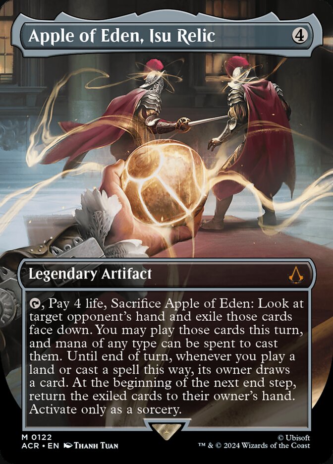Apple of Eden, Isu Relic 122 (Universes Beyond: Assassin's Creed)  - Borderless Foil | Good Games Modbury