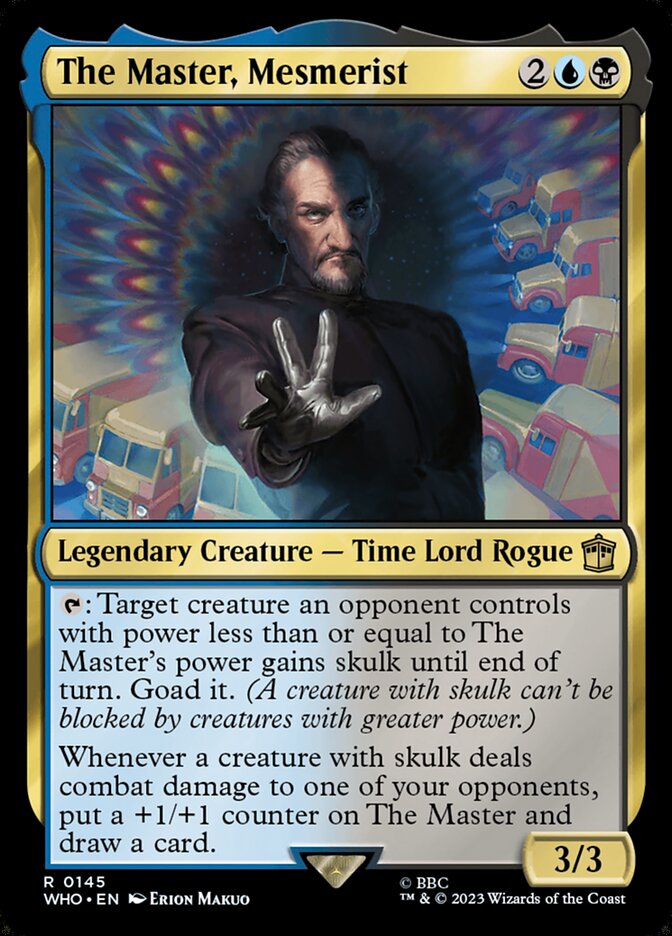 The Master, Mesmerist 145/331 (Universes Beyond: Doctor Who)  - Foil | Good Games Modbury