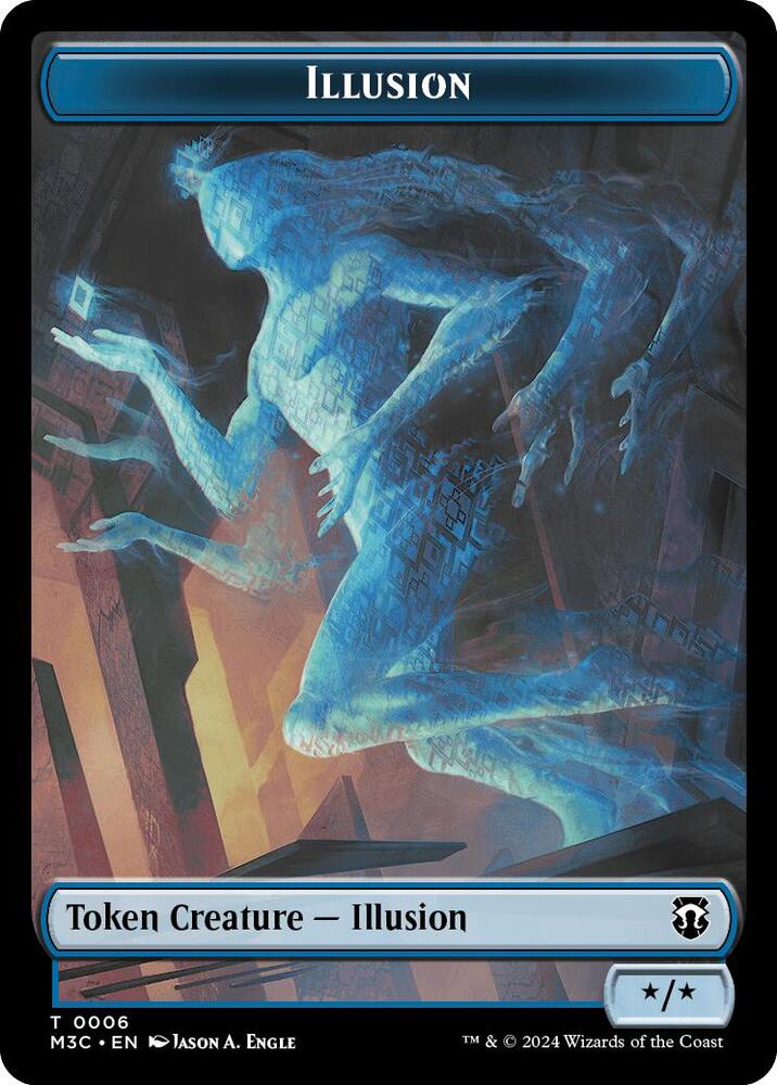 Illusion Servo Double Sided Token 6 // 33 (Commander: Modern Horizons 3)  | Good Games Modbury