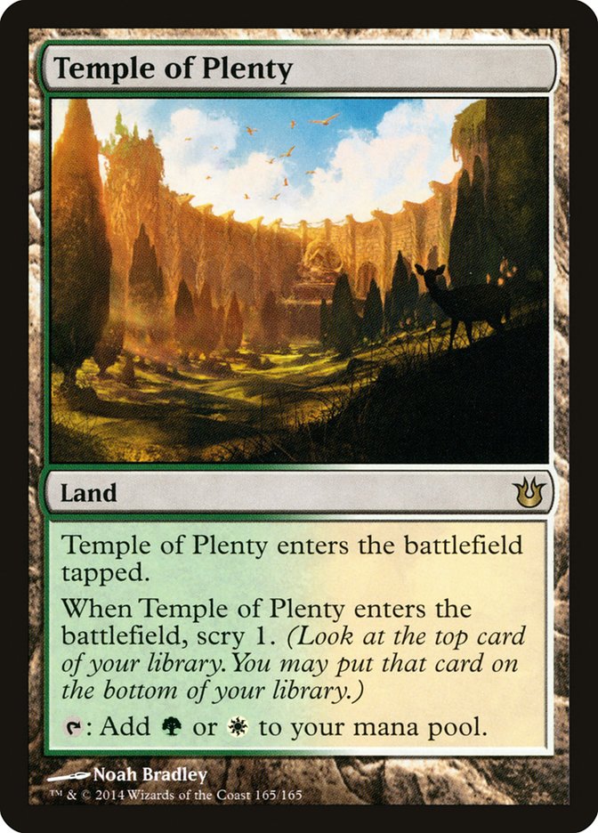 Temple of Plenty 165/165 (Born of the Gods)  | Good Games Modbury