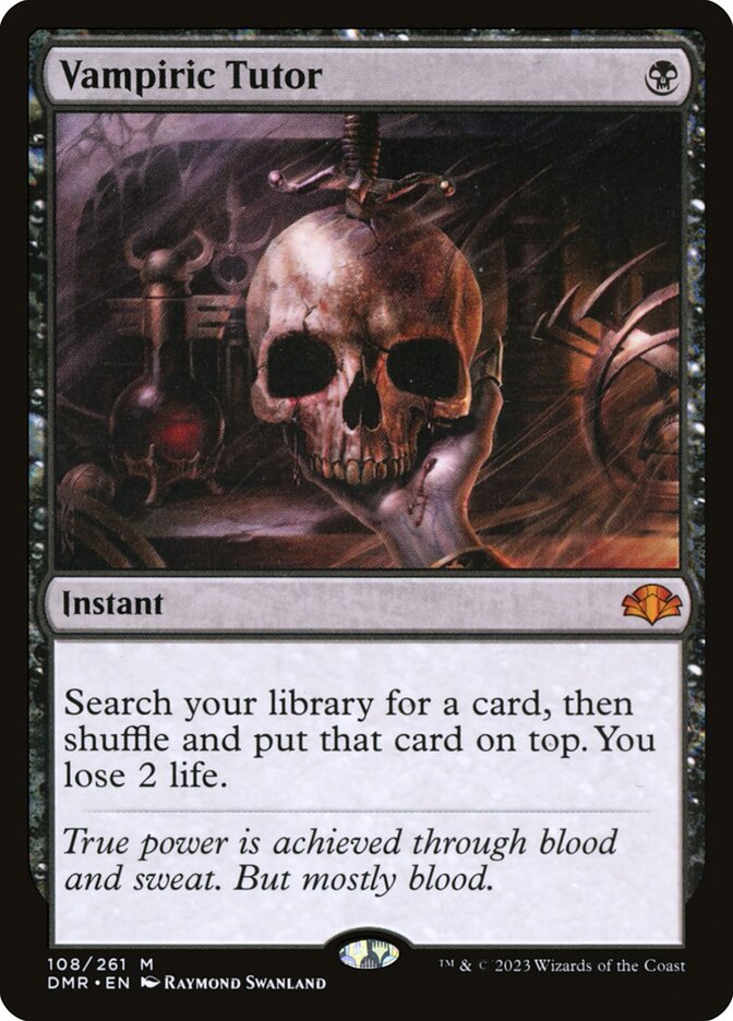 Vampiric Tutor 108/261 (Dominaria Remastered)  | Good Games Modbury