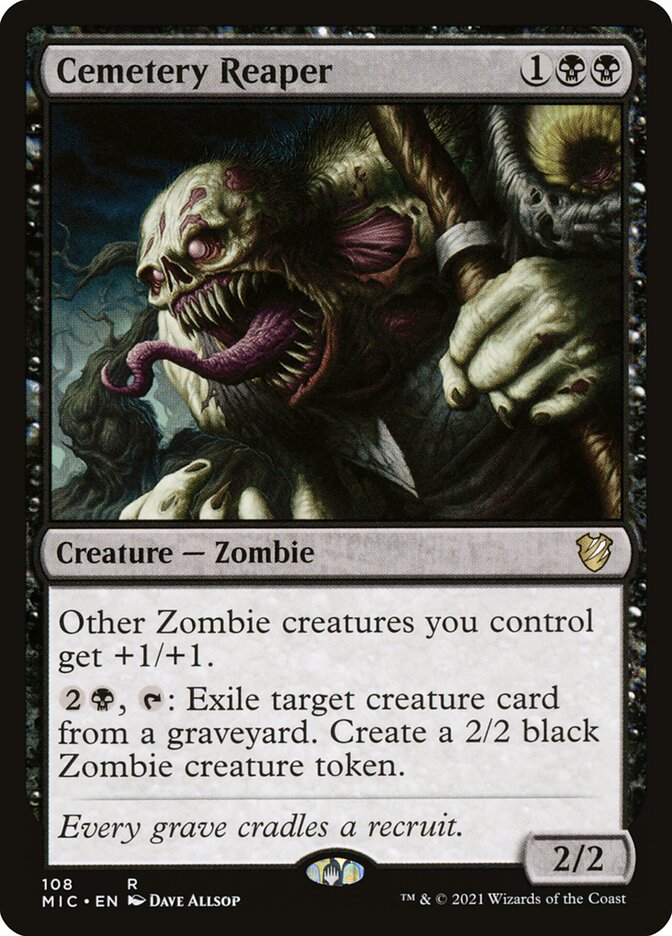 Cemetery Reaper 108/38 (Commander: Innistrad: Midnight Hunt)  | Good Games Modbury