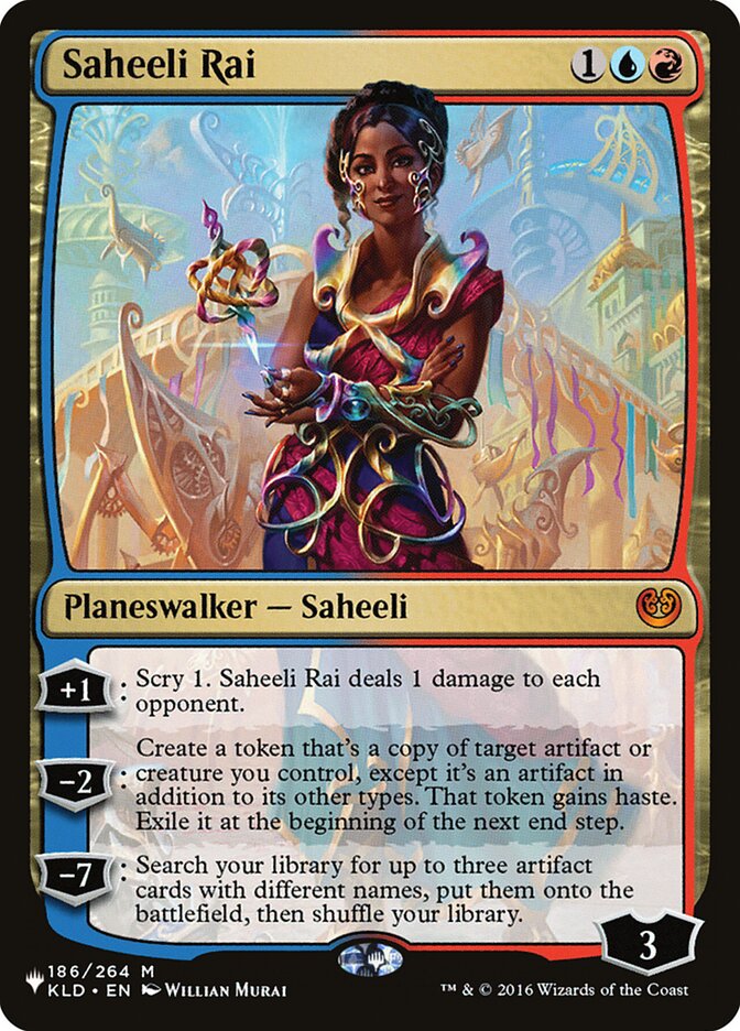 Saheeli Rai KLD-186/5075 (The List Reprints)  | Good Games Modbury