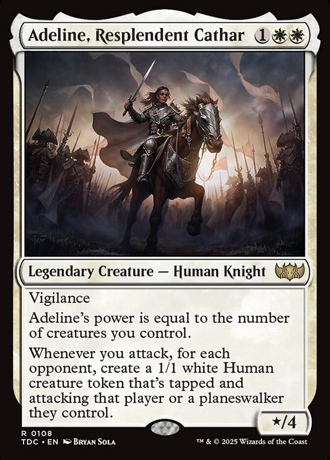 Adeline, Resplendent Cathar 108 (Commander: Tarkir: Dragonstorm)  | Good Games Modbury