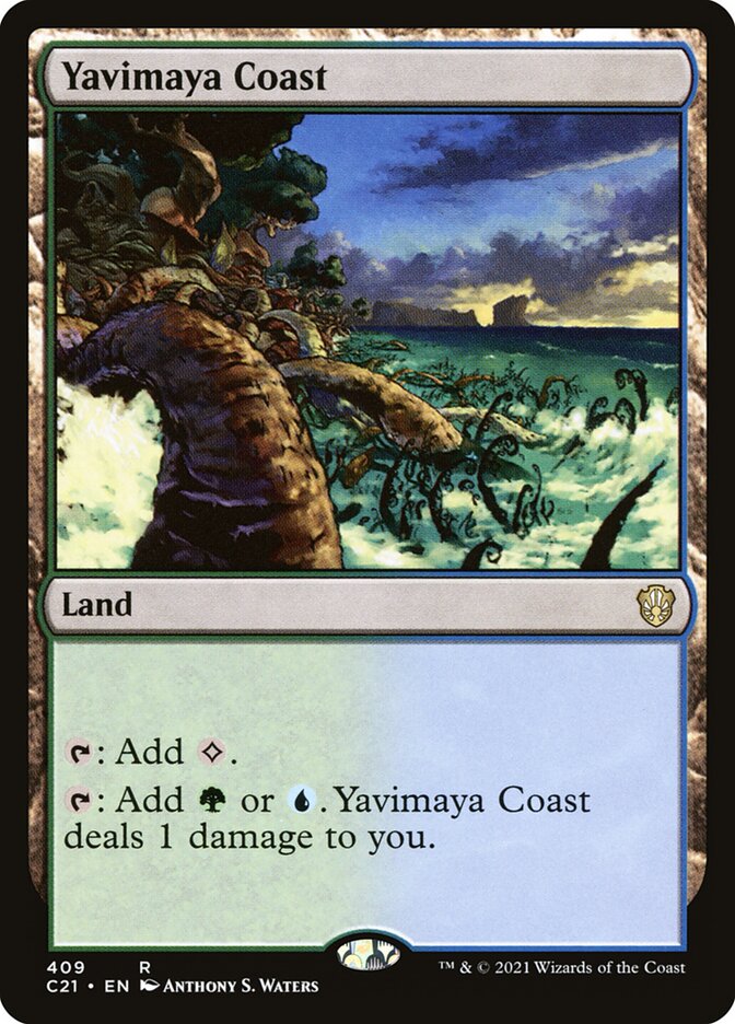 Yavimaya Coast 409/81 (Commander 2021)  | Good Games Modbury