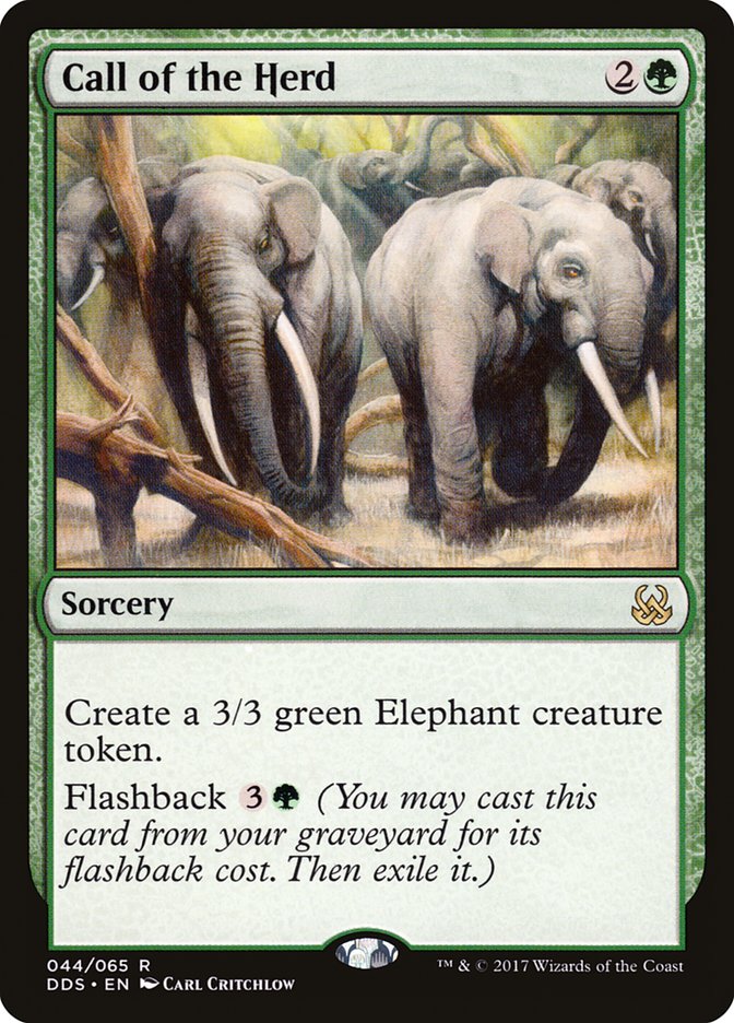 Call of the Herd 44/65 (Duel Decks: Mind vs. Might)  | Good Games Modbury