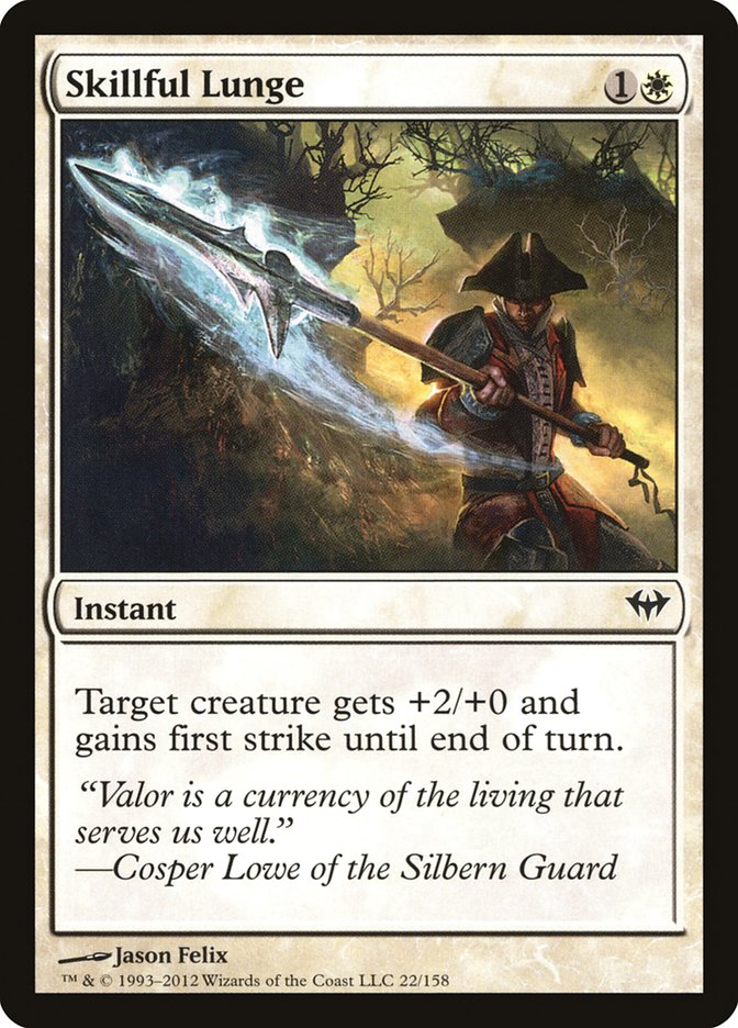 Skillful Lunge 22/158 (Dark Ascension)  - Foil | Good Games Modbury