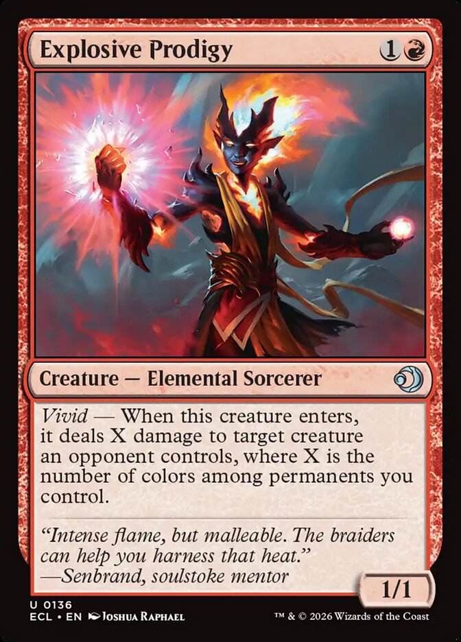 Explosive Prodigy 136/273 (Lorwyn Eclipsed)  - Foil | Good Games Modbury