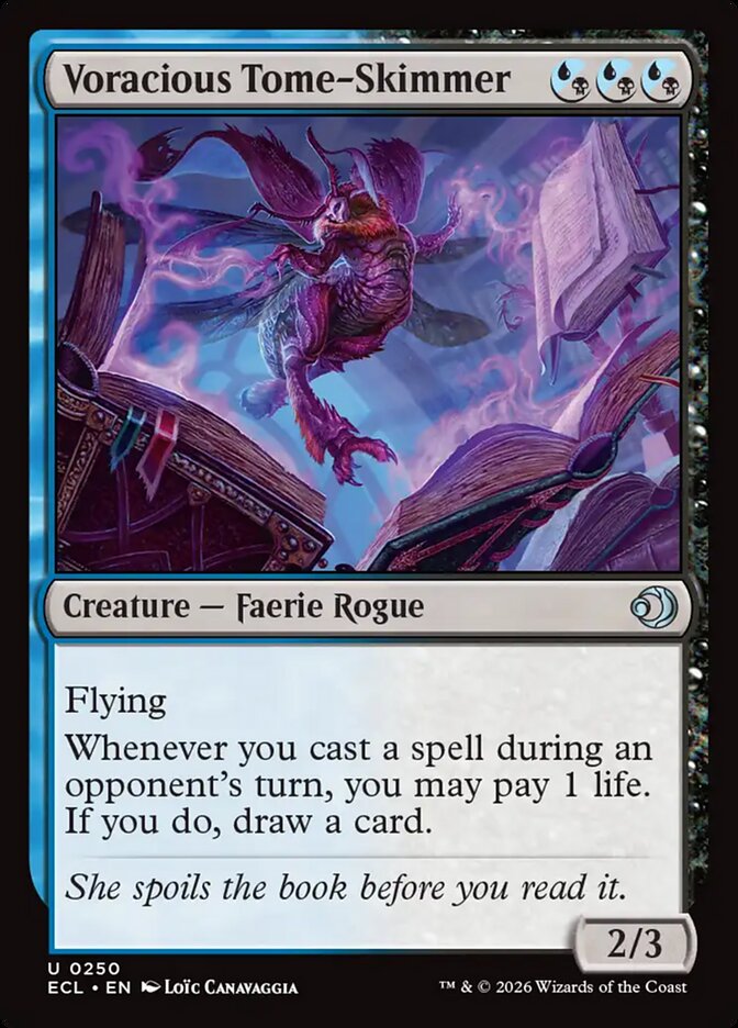 Voracious Tome-Skimmer 250/273 (Lorwyn Eclipsed)  | Good Games Modbury