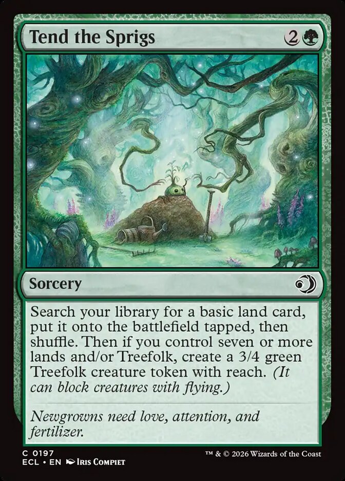 Tend the Sprigs 197/273 (Lorwyn Eclipsed)  - Foil | Good Games Modbury