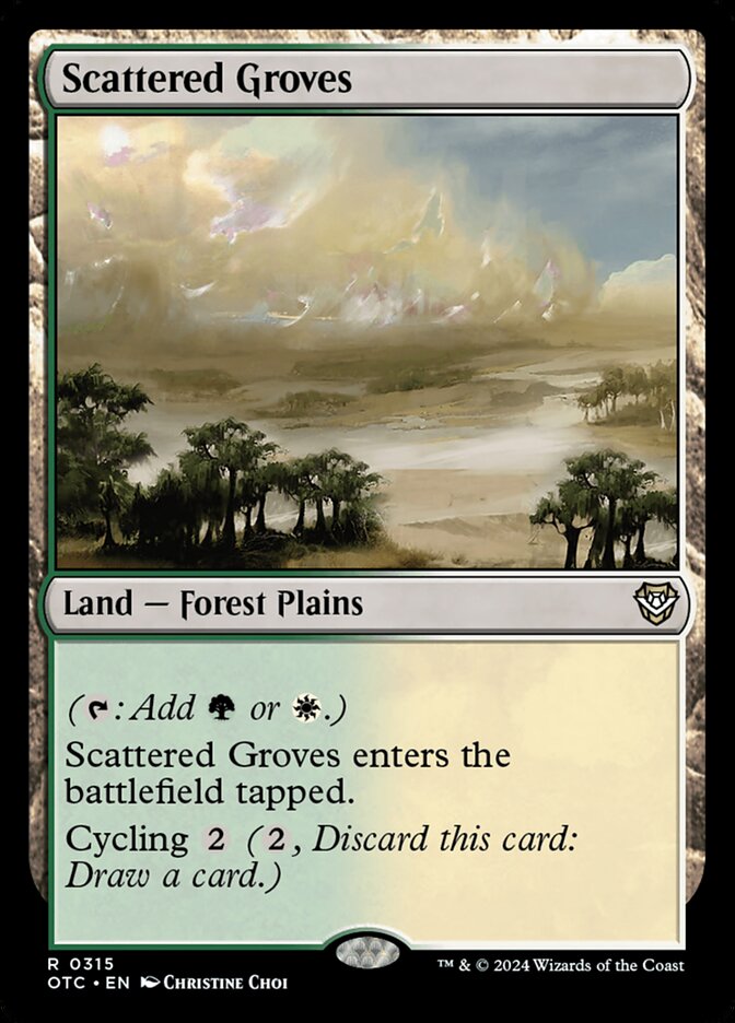 Scattered Groves 315/342 (Commander: Outlaws of Thunder Junction)  | Good Games Modbury