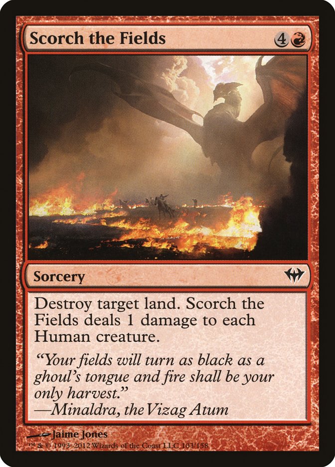 Scorch the Fields 103/158 (Dark Ascension)  | Good Games Modbury