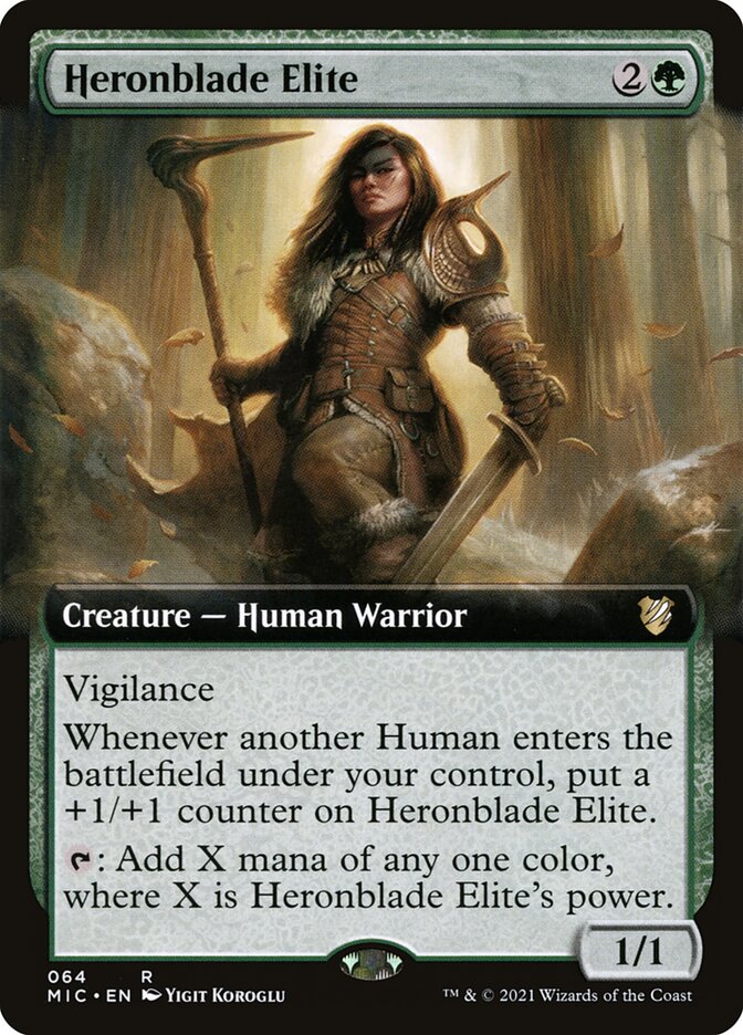 Heronblade Elite 64/38 (Commander: Innistrad: Midnight Hunt)  | Good Games Modbury
