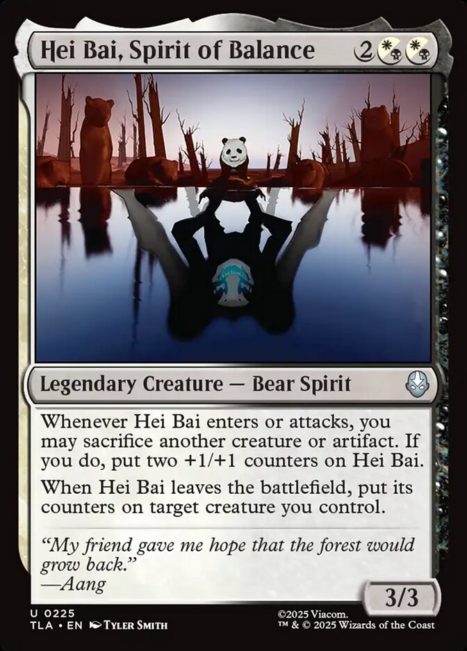 Hei Bai, Spirit of Balance 225/286 (Avatar: The Last Airbender)  - Foil | Good Games Modbury