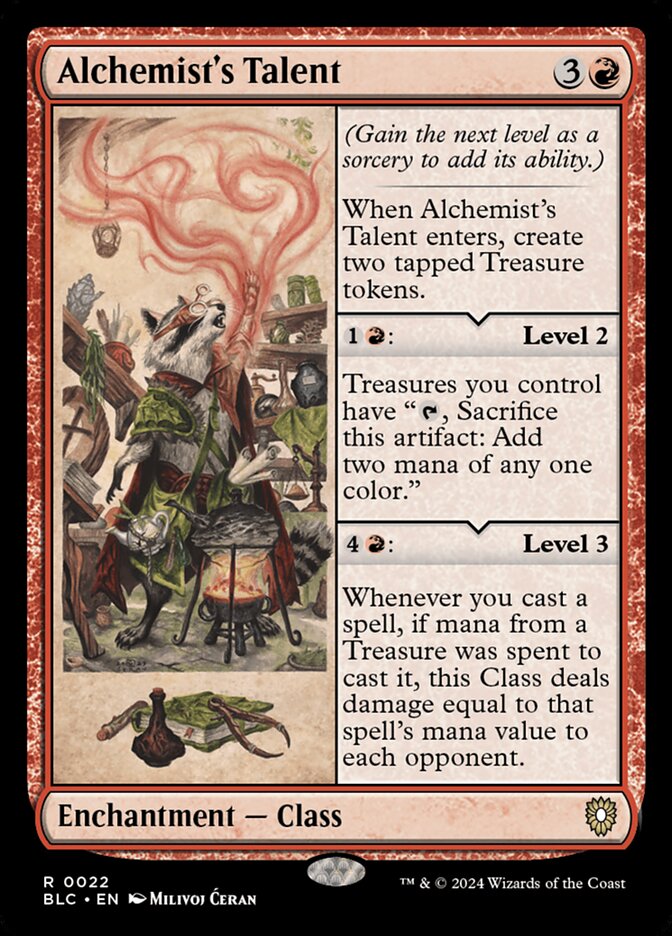 Alchemist's Talent 22 (Commander: Bloomburrow)  | Good Games Modbury
