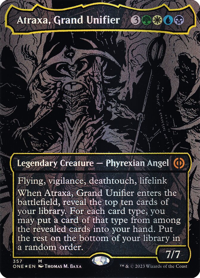 Atraxa, Grand Unifier 357/271 (Phyrexia: All Will Be One)  - Oil Slick Foil | Good Games Modbury