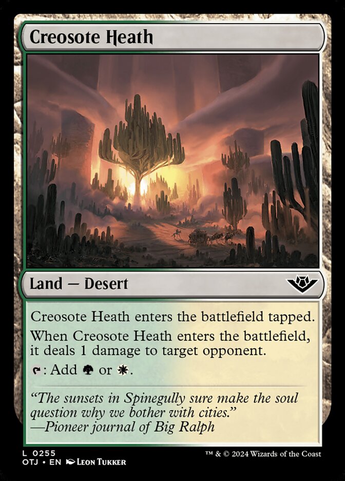 Creosote Heath 255/286 (Outlaws of Thunder Junction)  | Good Games Modbury