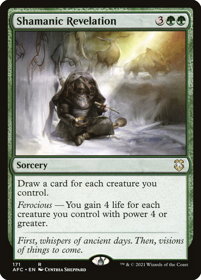 Shamanic Revelation 171/62 (Commander: Adventures in the Forgotten Realms)  | Good Games Modbury