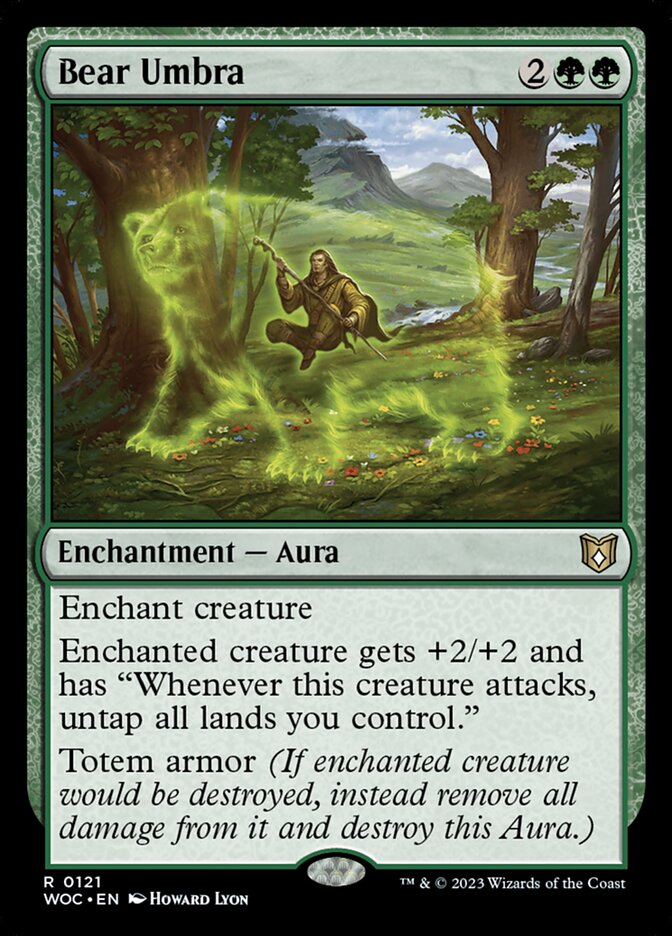 Bear Umbra 121/173 (Commander: Wilds of Eldraine)  | Good Games Modbury