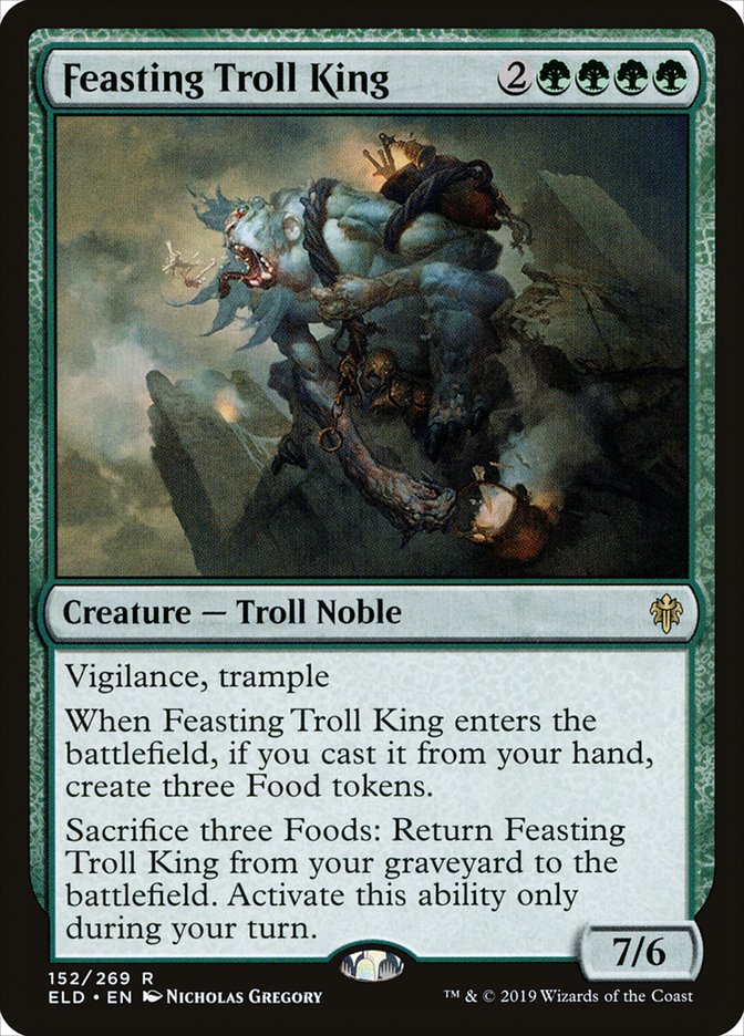 Feasting Troll King 152/269 (Throne of Eldraine)  - Foil | Good Games Modbury