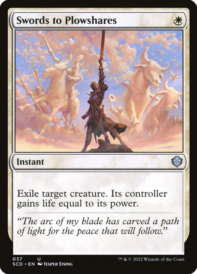 Swords to Plowshares 37/352 (Starter Commander Decks)  | Good Games Modbury