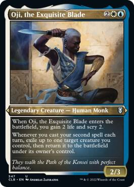Oji, the Exquisite Blade 547 (Commander Legends: Battle for Baldur's Gate)  - Etched Foil | Good Games Modbury
