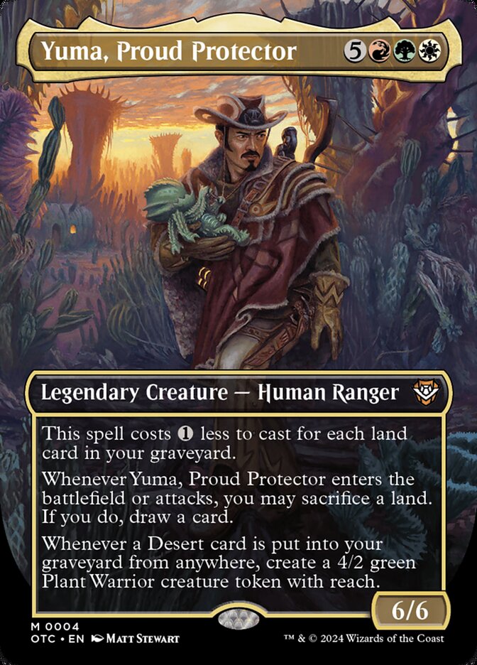 Yuma, Proud Protector 4/342 (Commander: Outlaws of Thunder Junction)  - Foil | Good Games Modbury