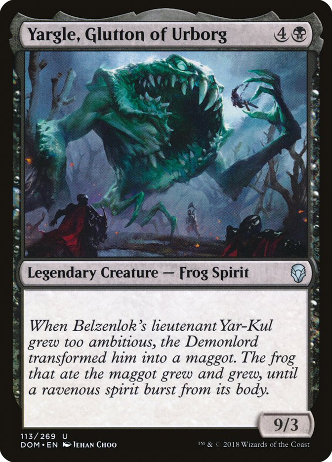 Yargle, Glutton of Urborg 113/269 (Dominaria)  | Good Games Modbury