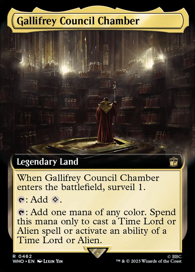 Gallifrey Council Chamber 462/331 (Universes Beyond: Doctor Who)  - Extended Art | Good Games Modbury