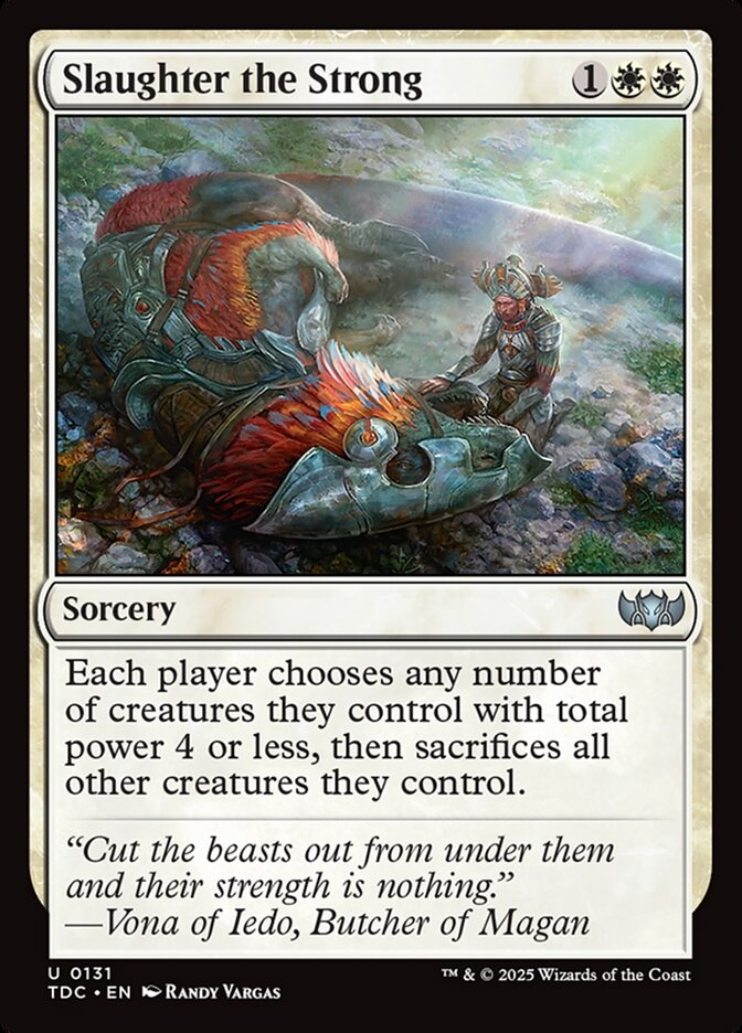 Slaughter the Strong 131 (Commander: Tarkir: Dragonstorm)  | Good Games Modbury