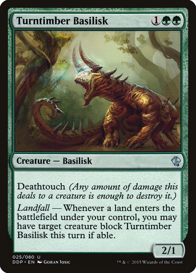 Turntimber Basilisk 25/80 (Duel Decks: Zendikar vs. Eldrazi)  | Good Games Modbury