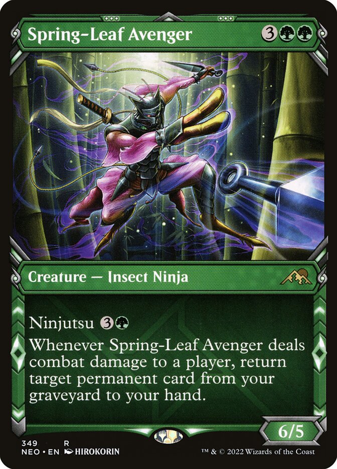Spring-Leaf Avenger 349/302 (Kamigawa: Neon Dynasty)  | Good Games Modbury
