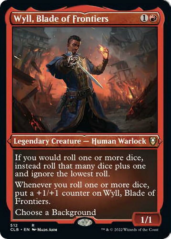 Wyll Blade of Frontiers Foil Etched 512 (Commander Legends: Battle for Baldur's Gate)  - Foil | Good Games Modbury
