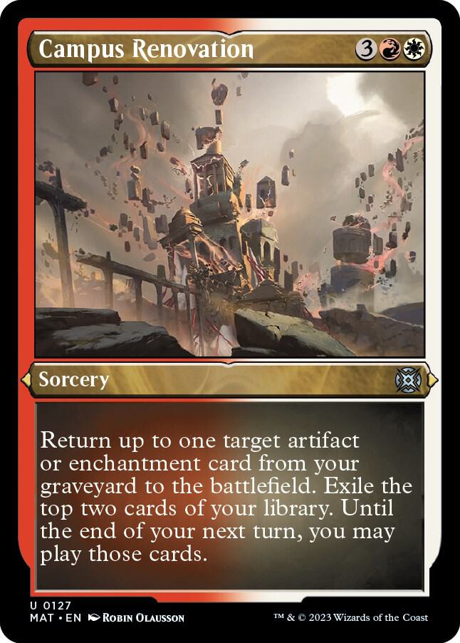 Campus Renovation 127/50 (March of the Machine: The Aftermath)  - Etched Foil | Good Games Modbury