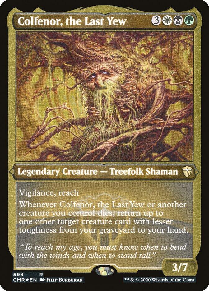 Colfenor the Last Yew Foil Etched 594 (Commander Legends)  - Foil | Good Games Modbury