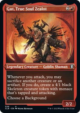 Gut, True Soul Zealot 506 (Commander Legends: Battle for Baldur's Gate)  - Etched Foil | Good Games Modbury