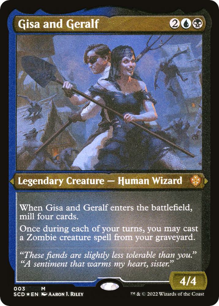 Gisa and Geralf 3 (Starter Commander Decks)  - Etched Foil | Good Games Modbury