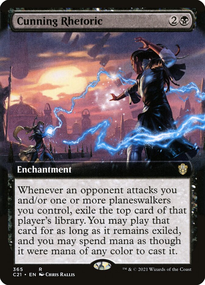 Cunning Rhetoric 365/81 (Commander 2021)  | Good Games Modbury