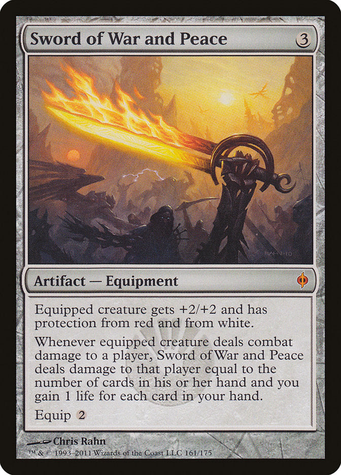 Sword of War and Peace 161 (New Phyrexia)  - Foil | Good Games Modbury