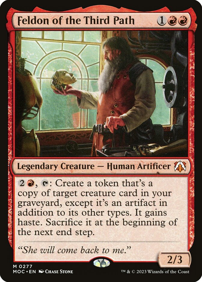 Feldon of the Third Path 277/444 (Commander: March of the Machine)  | Good Games Modbury