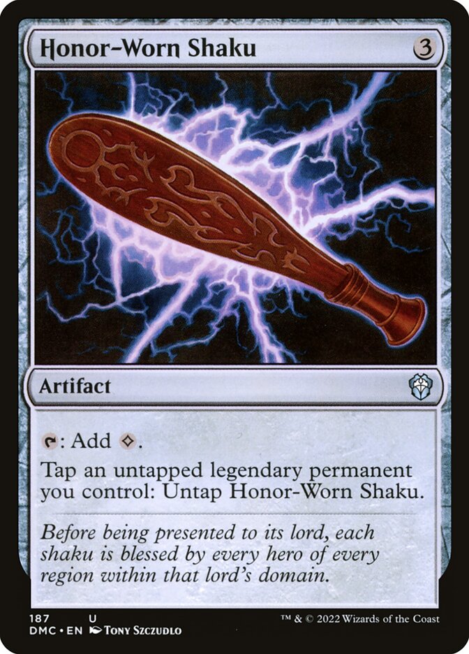 Honor-Worn Shaku 187 (Commander: Dominaria United)  | Good Games Modbury