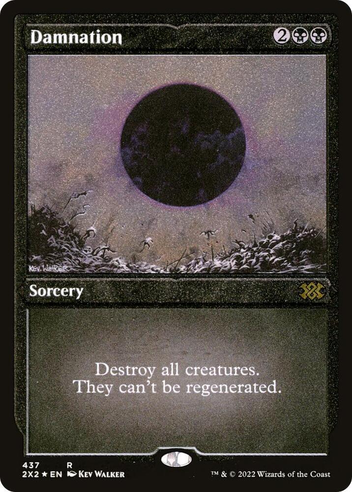 Damnation Foil Etched 437 (Double Masters 2022)  - Foil | Good Games Modbury