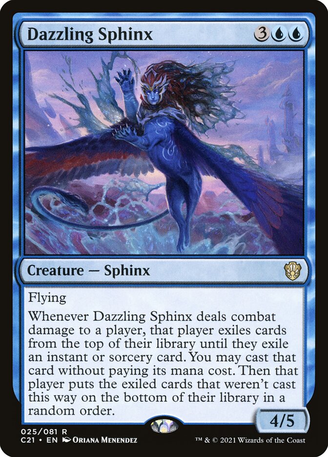 Dazzling Sphinx 25/81 (Commander 2021)  | Good Games Modbury